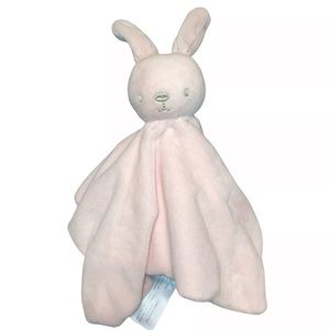 Animal Adventure 2019 Baby Lovey Security Blanket Plush Bunny Rabbit Pink